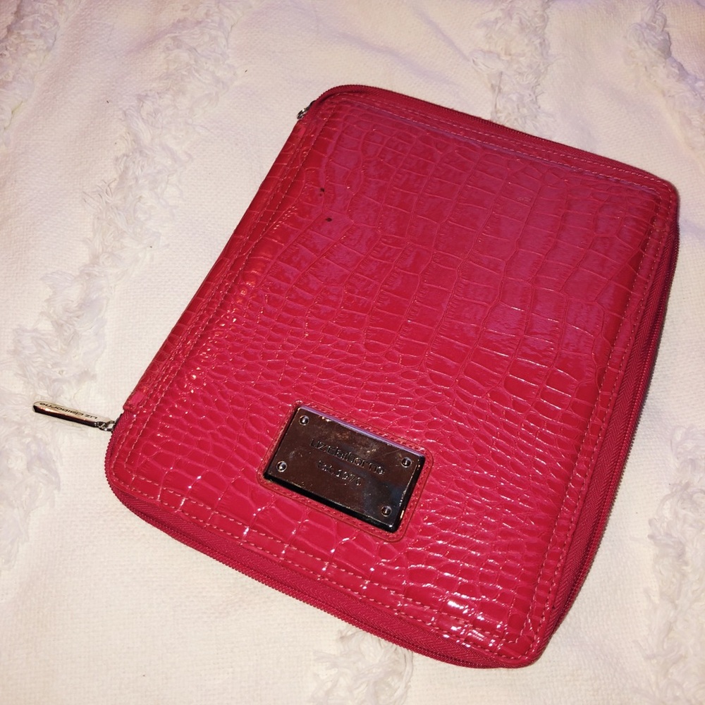 Pink Alligator Print IPad Case